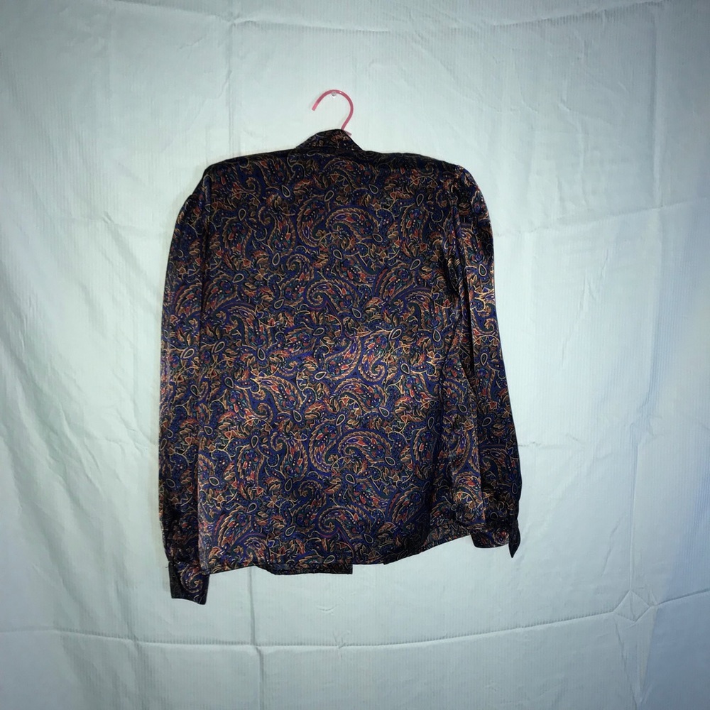 🌀 VINTAGE RUFFLE BLOUSE 🌀 - Picture 3 of 4
